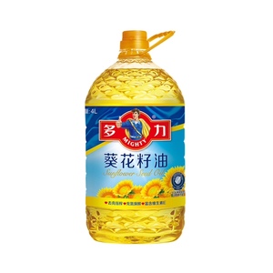 10猫卡！多力清香葵花籽食用油4L