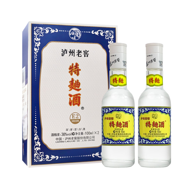泸州老窖特曲小酒(60版)38度100ml*2瓶 泸州老窖特曲小酒(60版)38度100ml*2瓶