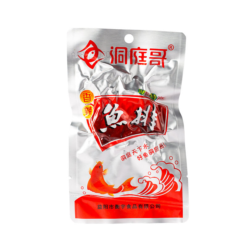 洞庭哥香辣鱼排15g*8包湖南特产网红麻辣鱼排鱼尾鱼肉零食香辣 - 图3