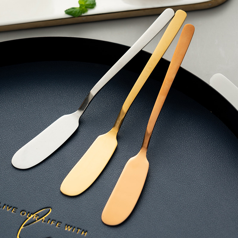 onlycook 304不锈钢黄油刀 抹酱刀奶酪刀果酱刀芝士刀 原色套装,淘宝优惠券,粉丝福利购,淘宝优惠卷