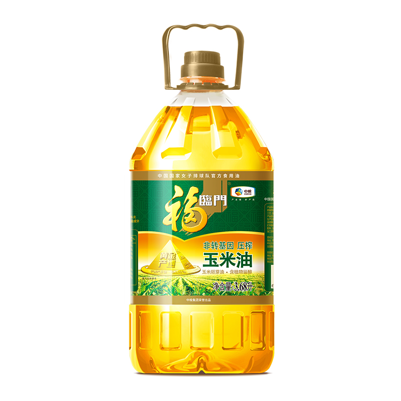 福临门黄金产地玉米油3.68L