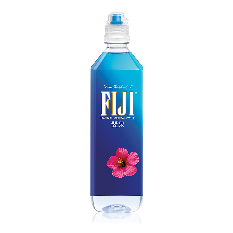 斐济进口斐泉FIJI天然矿泉水弱碱性饮用水700ml*12瓶整箱运动瓶盖 - 图0