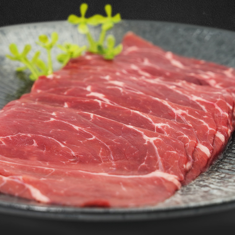 顺鑫鑫源新鲜牛肉片原切200g内蒙古谷饲安格斯火锅烤肉生鲜食材 - 图2