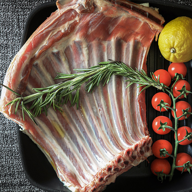 大庄园新西兰进口羔羊排1.25kg原切羊肉炖煮生鲜烧烤食材-图1