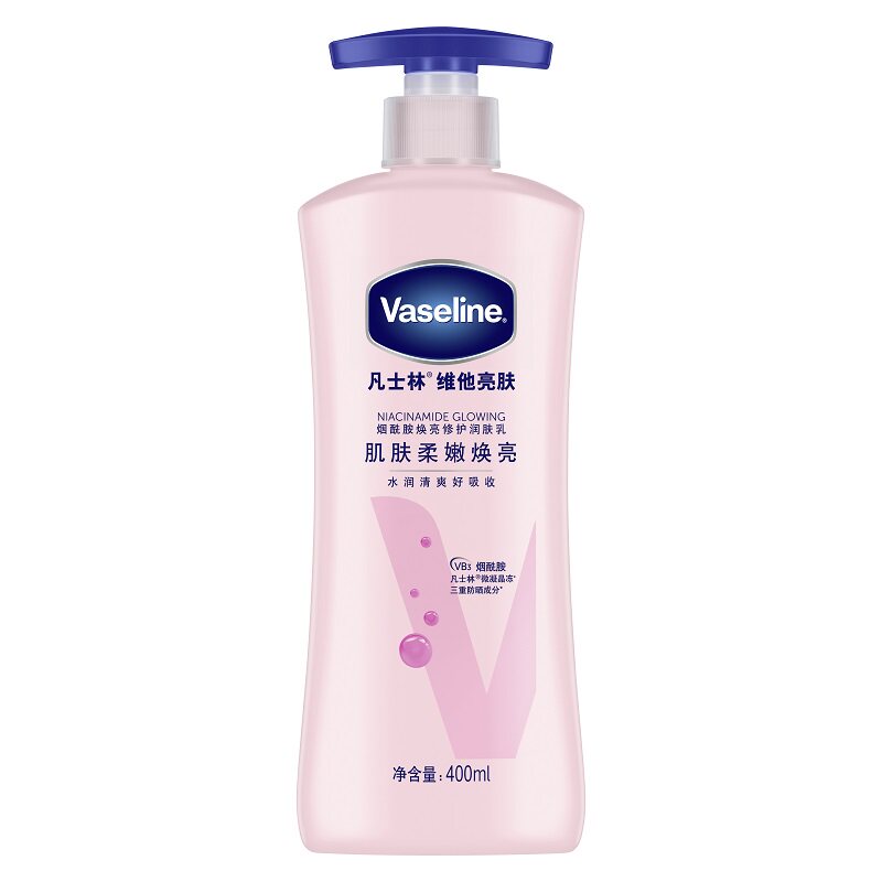 凡士林美白身体乳烟酰胺焕亮女春夏保湿滋润全身亮肤润肤露400ML