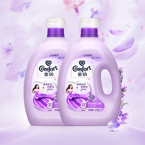 猫卡61.9！金纺薰衣草柔顺剂4Kg*2