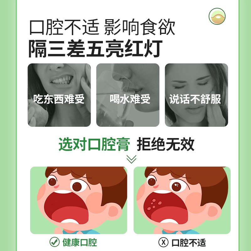 泰国NIDA口腔溃疡膏孕妇儿童特效口腔膏上火长泡护理专用凝胶