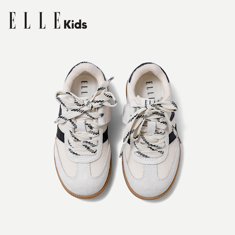 ELLEkids女童棉鞋冬季新款男童二棉板鞋运动鞋儿童加绒保暖鞋子,淘宝优惠券,粉丝福利购,淘宝优惠卷