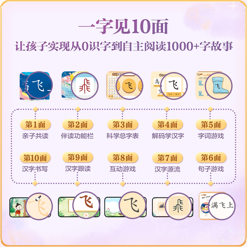 学而思阅读树儿童汉语分级绘本幼儿识字启蒙小羊上山12级幼小衔接