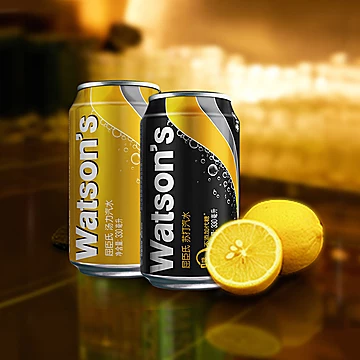 屈臣氏苏打水混合口味330ml*24罐[5元优惠券]-寻折猪