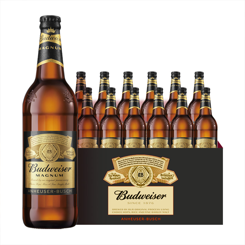 Budweiser 百威 黑金啤酒 600ml*12瓶 返后75元 （88元+返13元猫超卡） 