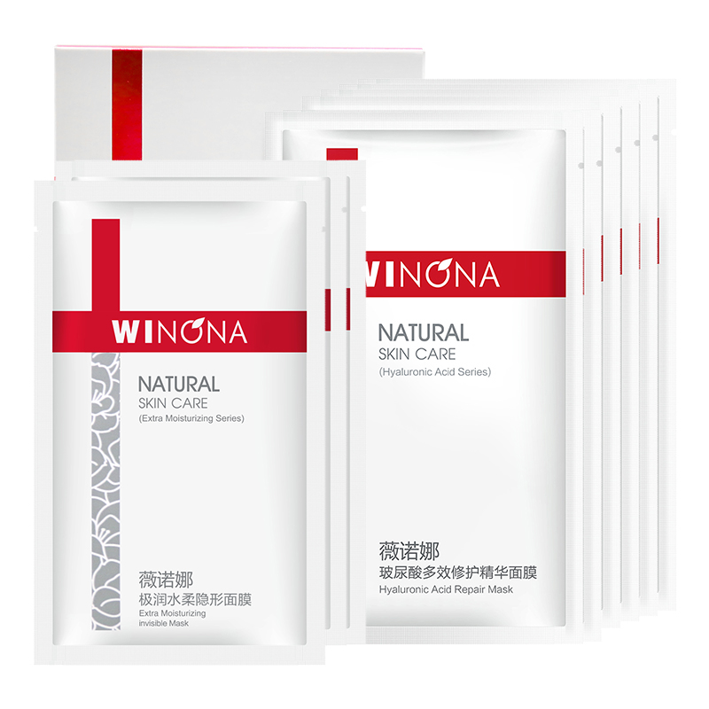 Winona/薇诺娜玻尿酸多效修护精华面膜套装密集补水敏感肌学生-图0