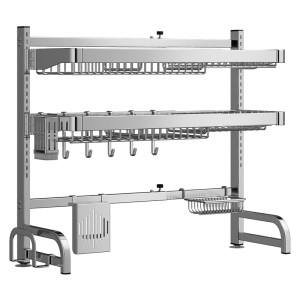 顺丰包邮卡贝304不锈钢厨房水槽置物架碗架放碗盘沥水架碗碟收纳