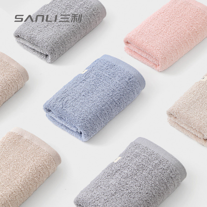 三利纯棉浴巾7A抗菌吸水家用情侣裹巾成人不易掉毛柔软全棉大毛巾