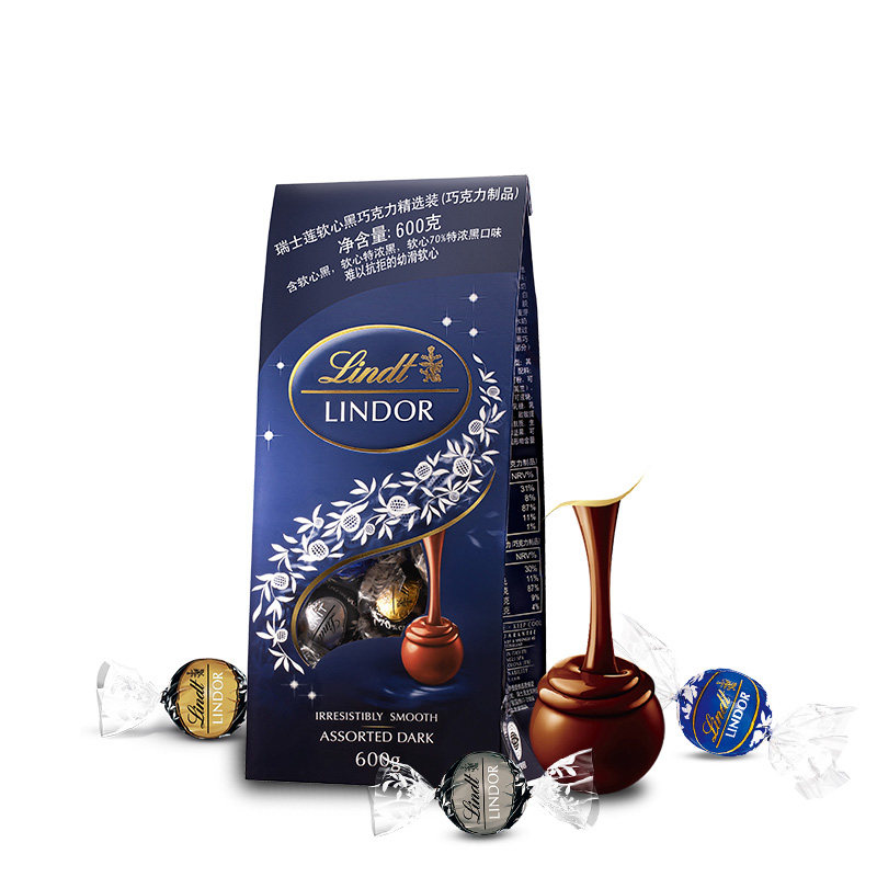 lindt软心瑞士进口黑 3种*巧克力 天猫超市巧克力制品