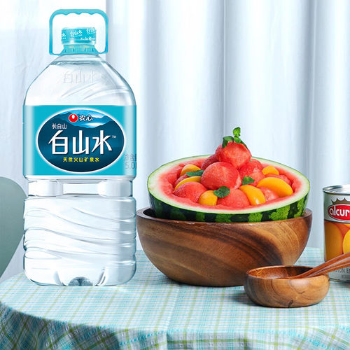 白山水 长白山天然火山矿泉水5L*4桶 桶装水适宜泡茶 - 图0