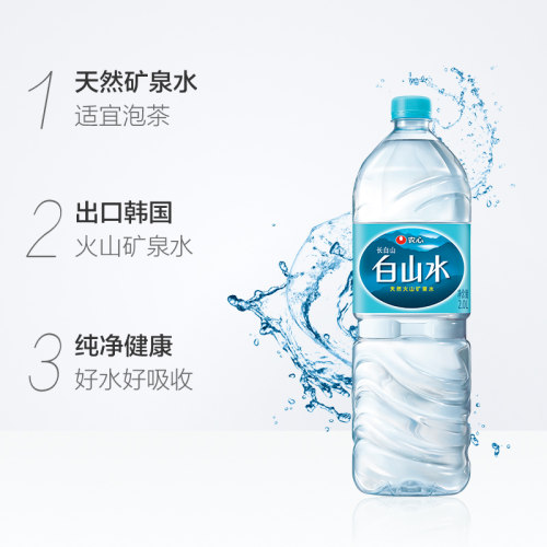 农心白山水饮用纯净天然长白山水大桶矿泉水整箱装纯净水 - 图1