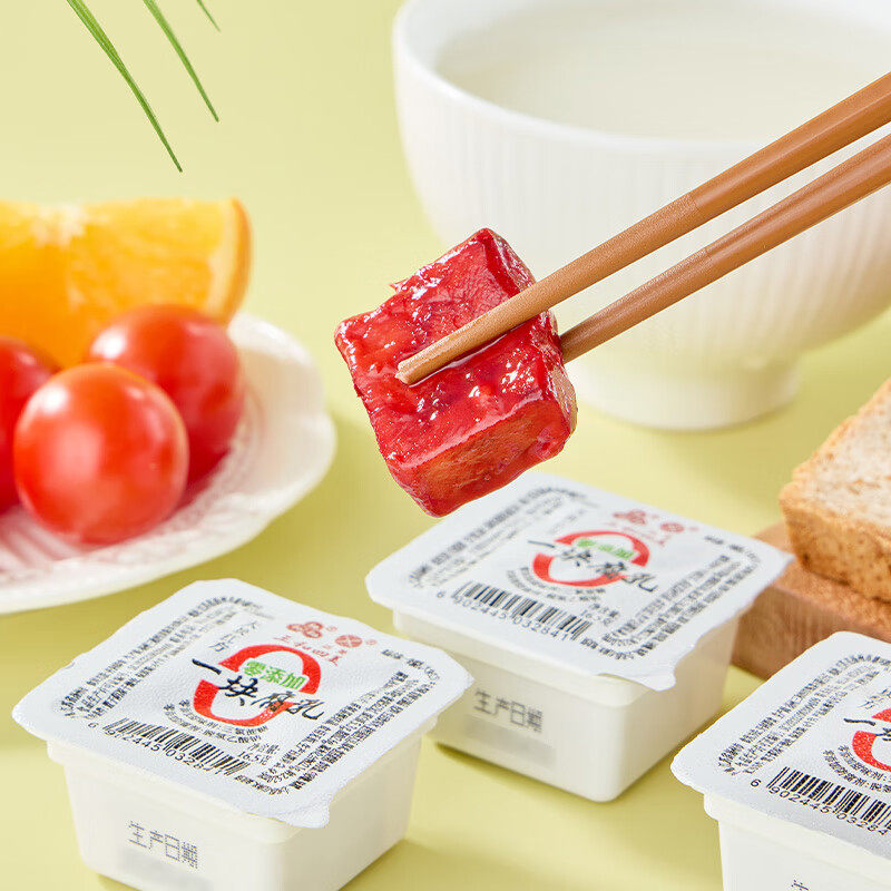 三和四美一块腐乳大块红方腐乳16.5g*6盒 佐粥下饭豆腐乳厨房调味,淘宝优惠券,粉丝福利购,淘宝优惠卷