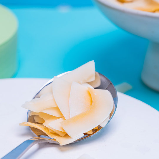 新边界海南特产椰子脆片原味烤椰子肉干脆块薄片椰果200g零食果干