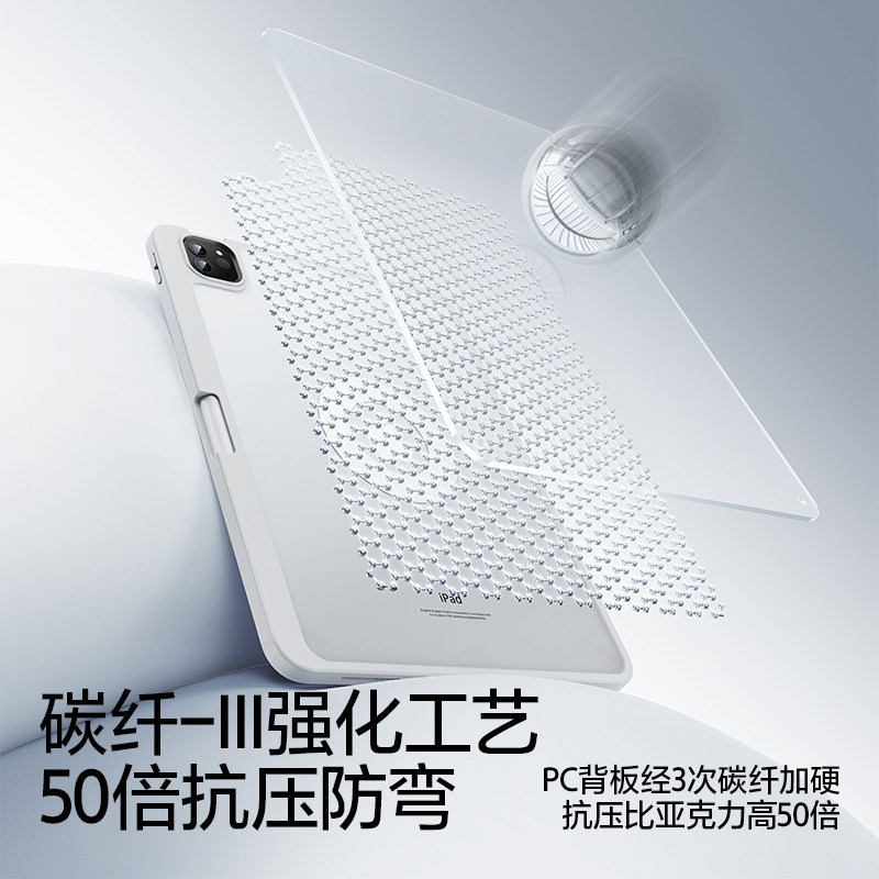 闪魔适用iPadpro保护壳2024新款air6/5苹果平板mini7保护套九10代,淘宝优惠券,粉丝福利购,淘宝优惠卷