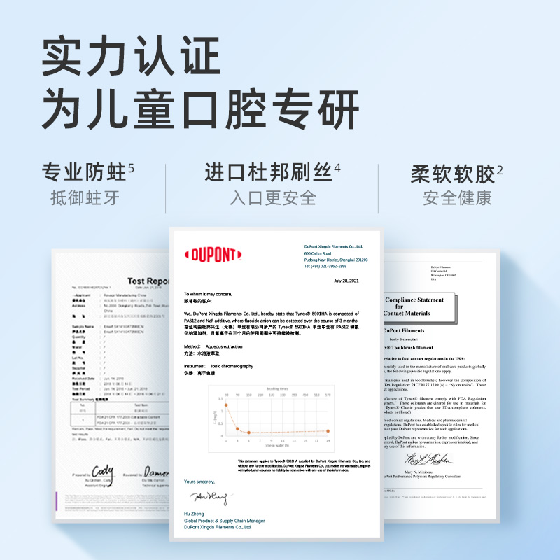 笑容加usmile儿童电动牙刷头宝宝软毛替换刷头Q4/Q3S洁齿刷头2支 - 图3