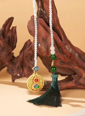 大英博物馆好运连连国风包包挂件