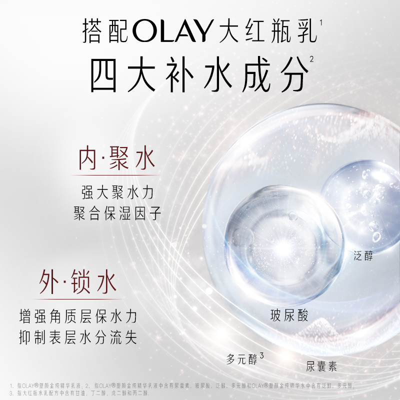 Olay/玉兰油二代大红瓶爽肤化妆水胜肽抗老补水保湿抗皱紧致精华