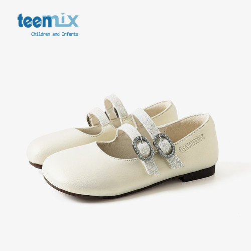 teenmix2025新款春秋女童玛丽珍鞋小黑皮鞋演出儿童英伦风公主鞋 - 图2