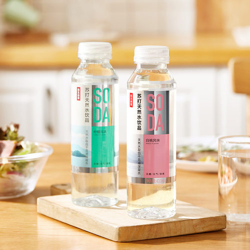农夫山泉苏打天然水410ml*15瓶饮品多口味选整箱装0糖0卡0防腐剂 - 图2