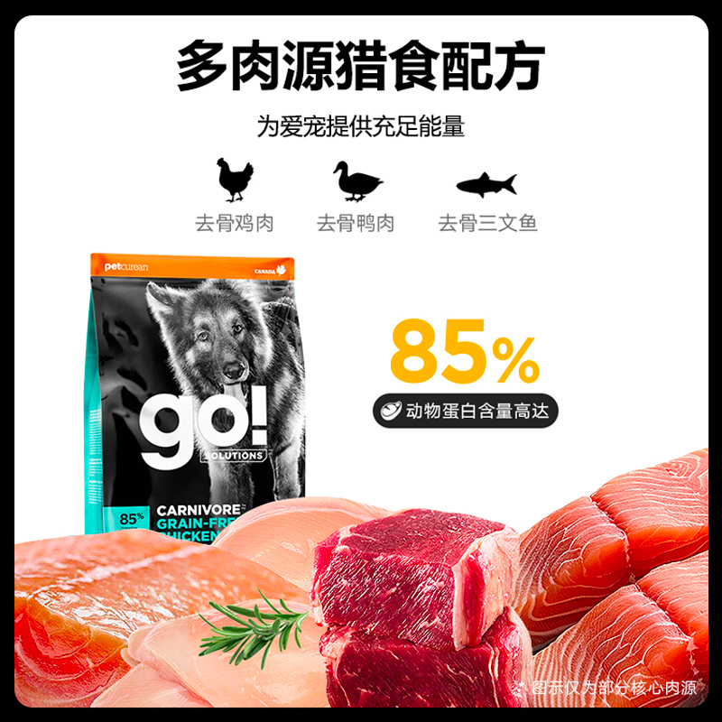 Go! Solutions成犬粮无谷七种肉美版试吃装100g - 图3