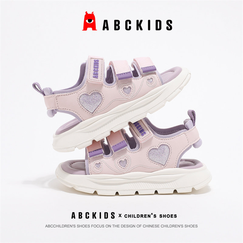 Abckids girls new children's summer sandals