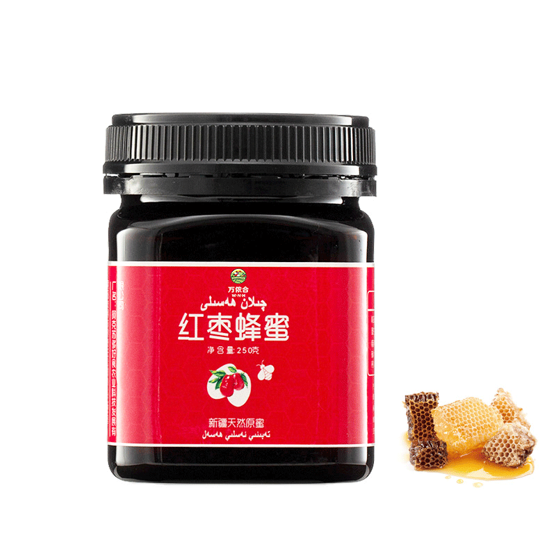 万侬合（W.N.H）新疆红枣花蜂蜜天然纯正蜂蜜250g自然成熟原蜜_天猫超市_传统滋补营养品-第3张图片-提都小院