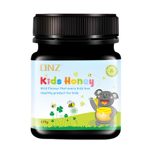DNZ新西兰进口儿童蜂蜜375g宝宝蜂蜜纯正天然野生土蜂蜜