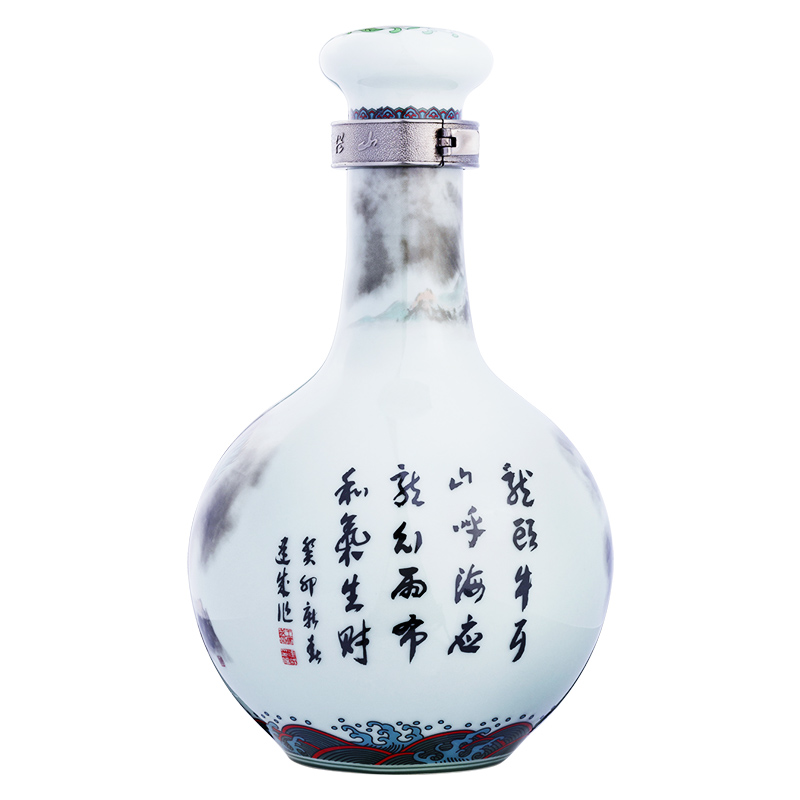 牛栏山二锅头青龙珍品30生肖龙年清香型白酒53度1L*1瓶单瓶装-图1