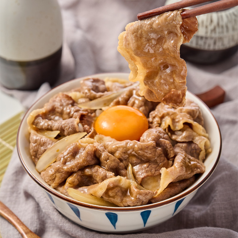 朕宅日式牛肉拌饭料加热即食肥牛饭盖浇饭家用半成品料理包1300g,淘宝优惠券,粉丝福利购,淘宝优惠卷