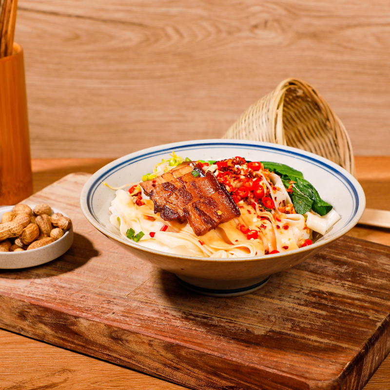 陈克明挂面大宽波浪宽面油泼面800g*3包面皮劲道爽滑面面条拌面 - 图3