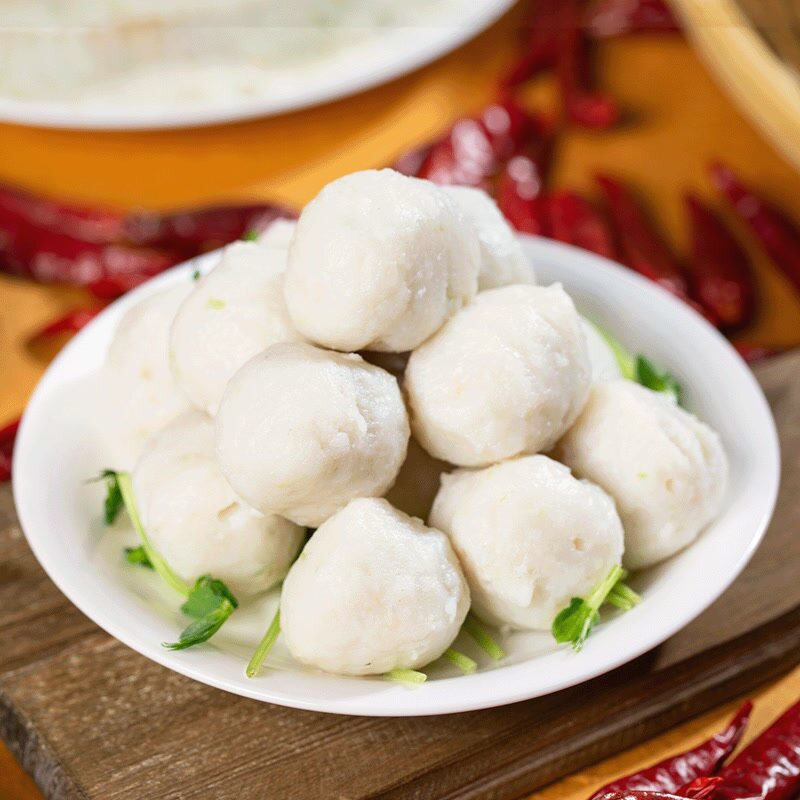 拍5 桂冠鲜打嫩鱼丸火锅丸子空气炸锅烧烤