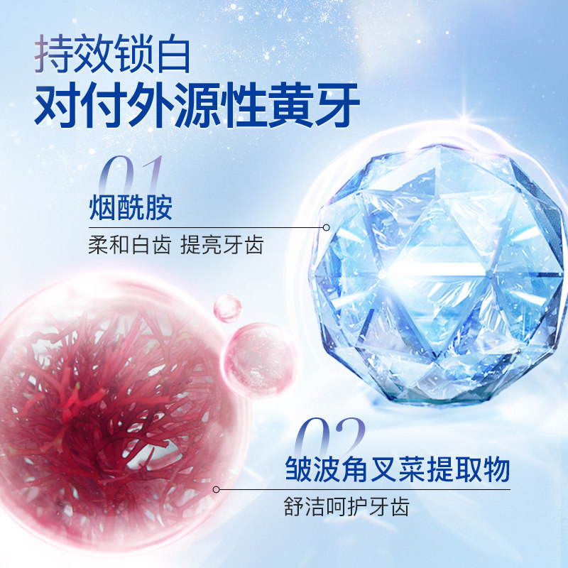 bodyaid博滴烟酰胺亮白+双效牙膏 天猫超市牙膏