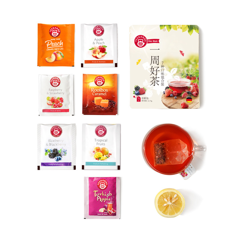 teekanne一周好茶水果茶花果茶组合茶包混合装袋泡茶养生