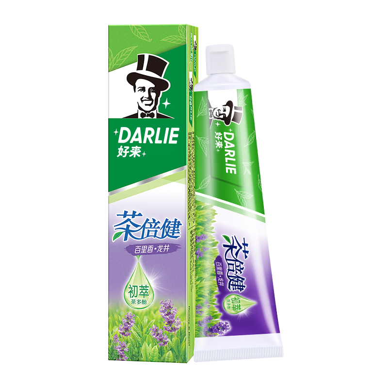 DARLIE好来(原黑人)牙膏茶倍健百里香140g清火护龈净齿清齿新口气 - 图0