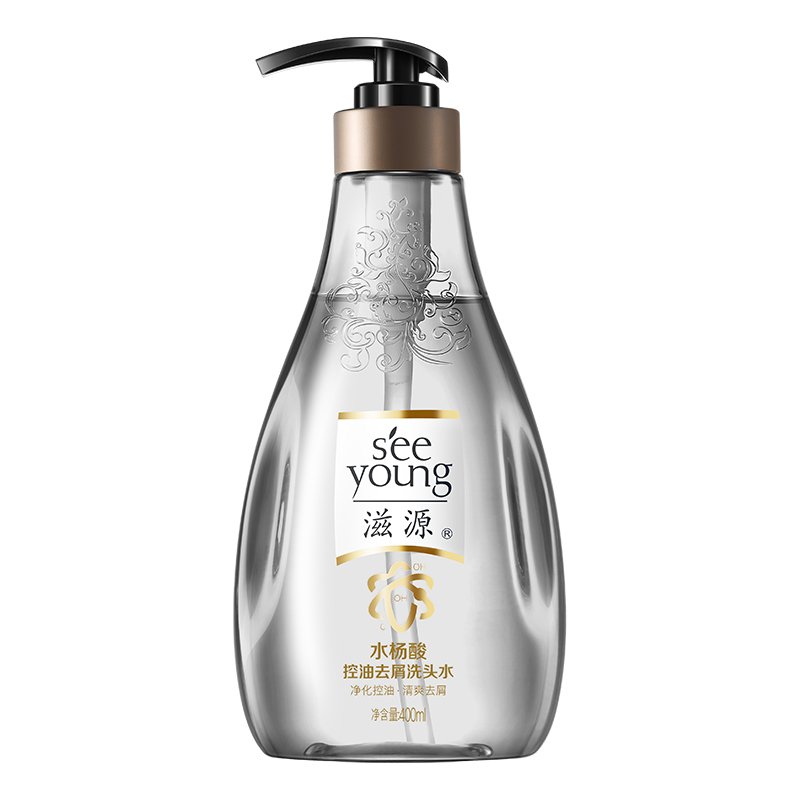 seeyoung 滋源 无硅油水杨酸控油去屑洗发水 400ml*2件+235ml