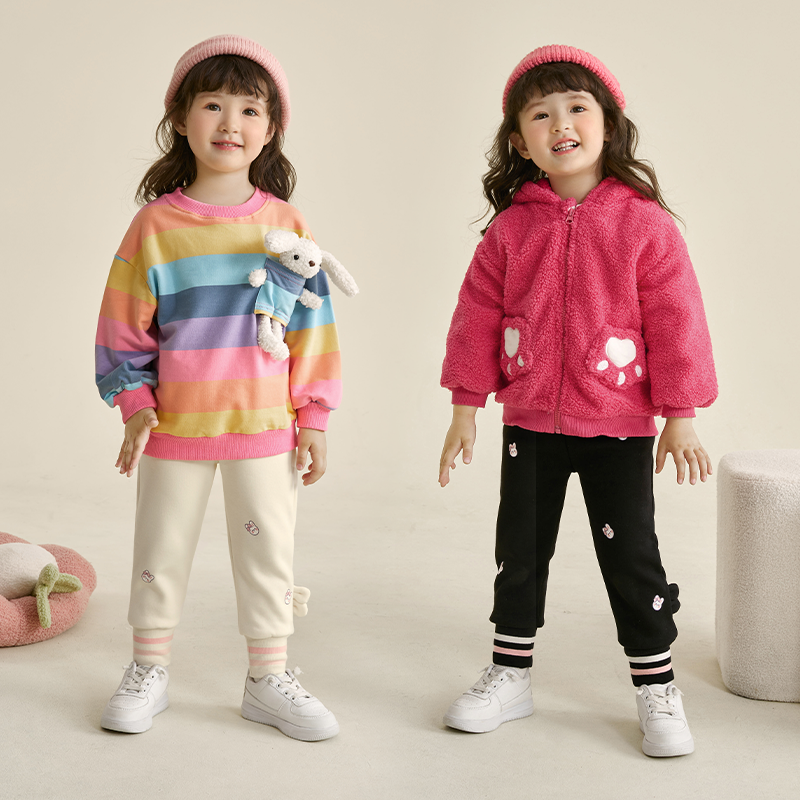 女童加绒打底裤3岁宝宝运动裤秋季婴儿秋装薄绒冬款5儿童裤子秋冬,淘宝优惠券,粉丝福利购,淘宝优惠卷