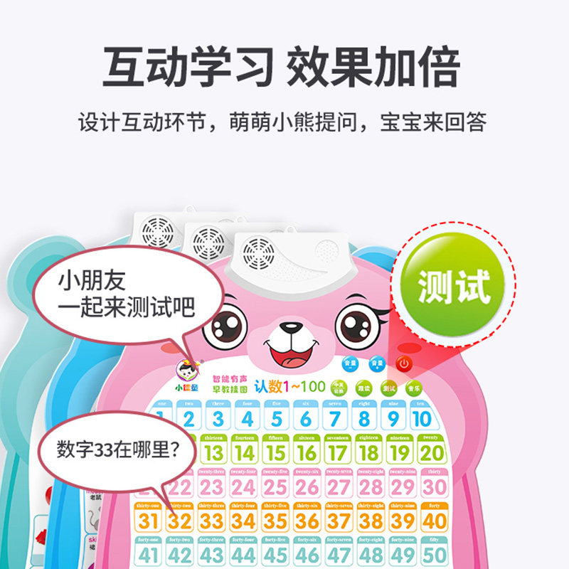 宝宝有声双语早教点读学习拼音机双语挂图启蒙益智儿童玩具新年,淘宝优惠券,粉丝福利购,淘宝优惠卷