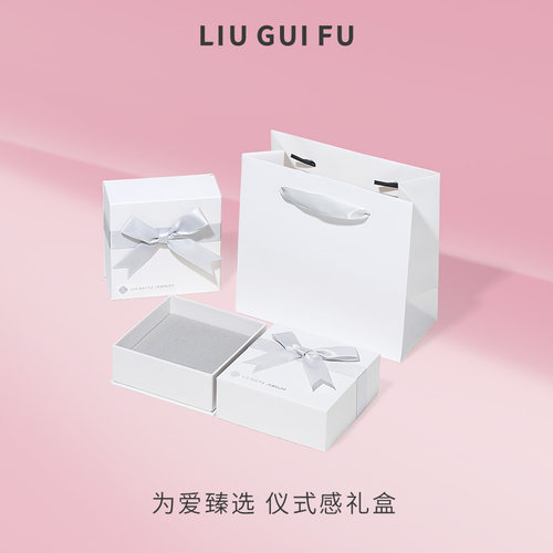 六桂福珠宝S925银手链女款翩翩蝴蝶人造珍珠手串情侣礼物物 - 图3