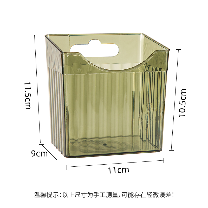 獭家悬挂式厨房收纳筐葱姜蒜储物置物架壁挂式卫浴收纳挂篮免打孔 - 图3