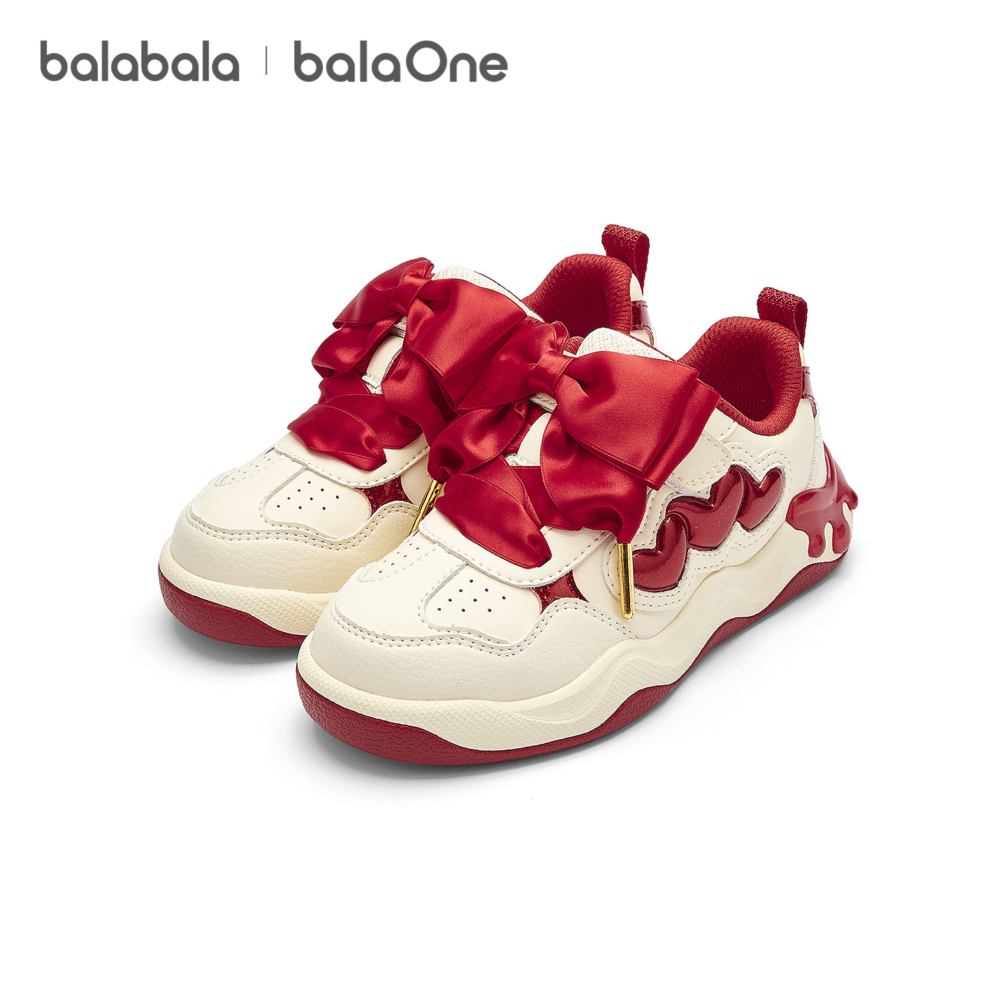 【balaOne】巴拉巴拉童鞋儿童板鞋女童2025新款春秋鞋子透气轻便,淘宝优惠券,粉丝福利购,淘宝优惠卷