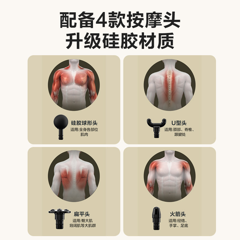 【新年礼物】SKG筋膜枪F1肌肉按摩器专业mini肌膜枪多功能放松,淘宝优惠券,粉丝福利购,淘宝优惠卷
