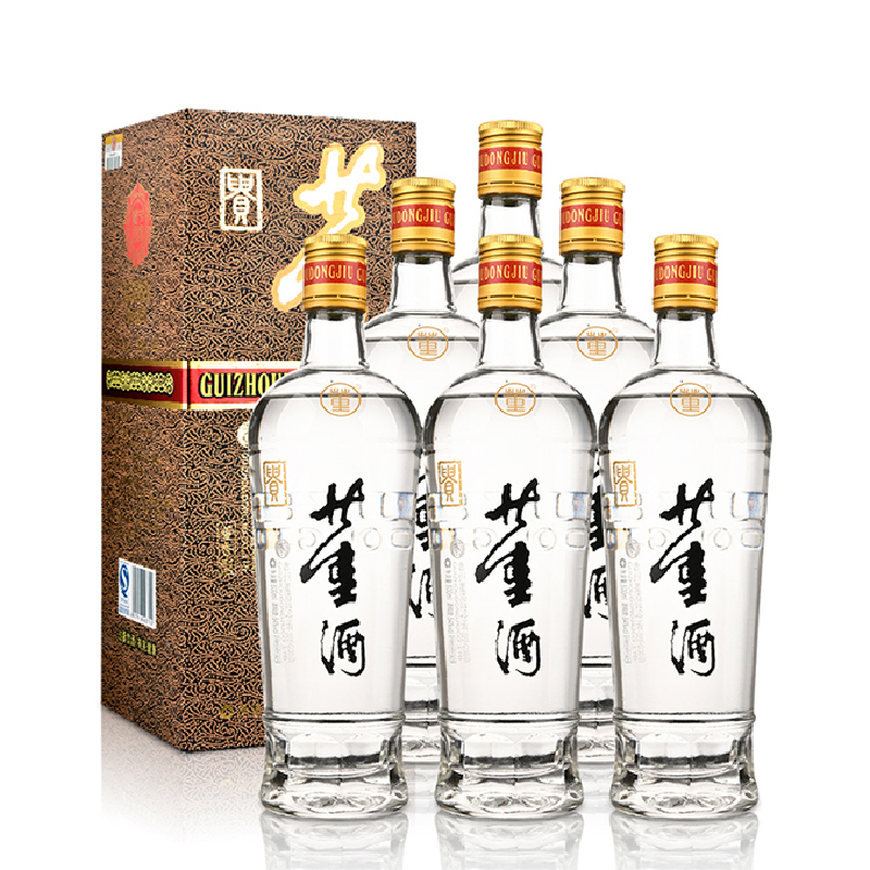 【直播专享】董酒老贵董酒54度500ml*6瓶整箱装董香型老八大名酒 - 图0