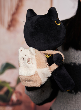 大英博物馆安德森猫零钱毛绒挂件