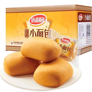 【包邮】达利园糕点法式香奶小面包700g